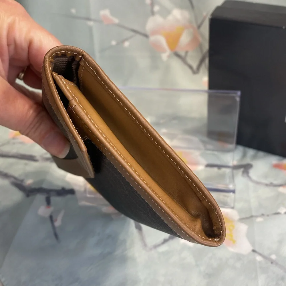 Christian Dior Vintage Honeycomb Bifold Long Wallet